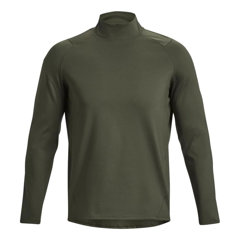 Džemper Under Armour Rush ColdGear Long Sleeve Mock T-Shirt Zelena | 1366059-390