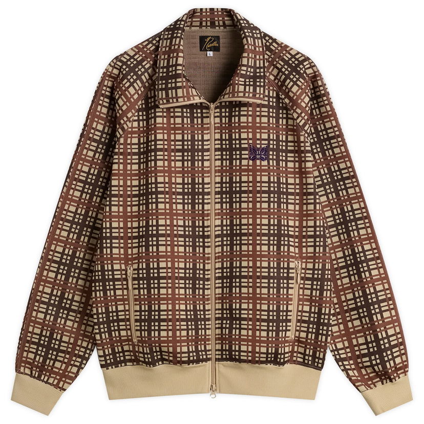 Jakna Needles Poly Jacquard Track Jacket Smeđa | RW312-A