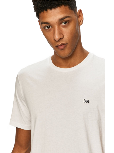 Majica kratkih rukava Lee Patch Logo Tee Bež | L60UFQ12