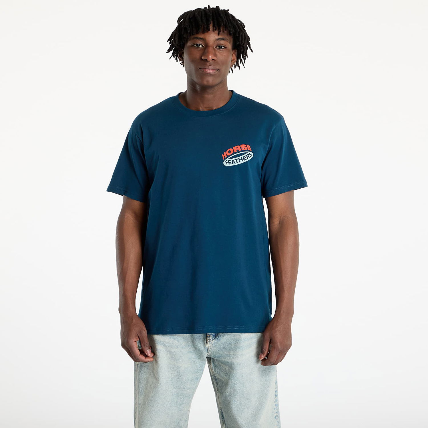 Majica kratkih rukava Horsefeathers Horsefeathers Orbit T-Shirt Plava | SM1382C, 0