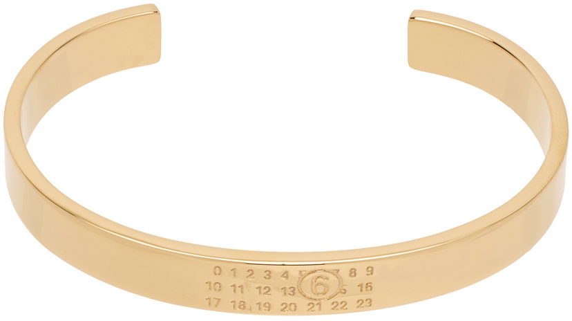 Narukvica Maison Margiela Maison Margiela Minimal Numeric Signature Bracelet Metalik | SM6UY0061 P6469