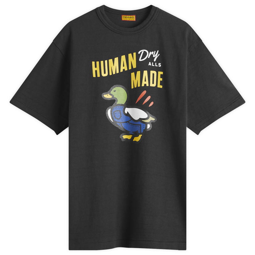 Majica kratkih rukava Human Made Duck Overalls Graphic T-Shirt, Size Large Crna | HM29TE006-BLK