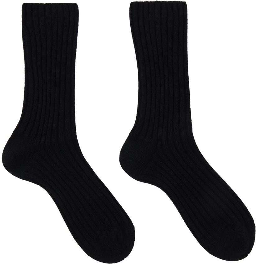 Čarape The Row Calf Socks Crna | 5204-P28
