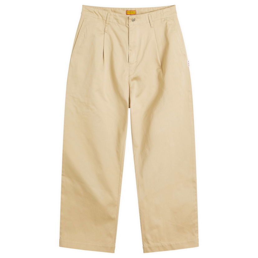 Hlače Human Made Human Made Skater Chino Pants, Size Large Bež | HM29PT014-BEI