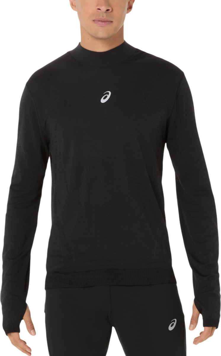 Majica kratkih rukava Asics ASICS Road Winter Seamless Long Sleeve Top Crna | 2011d360-001