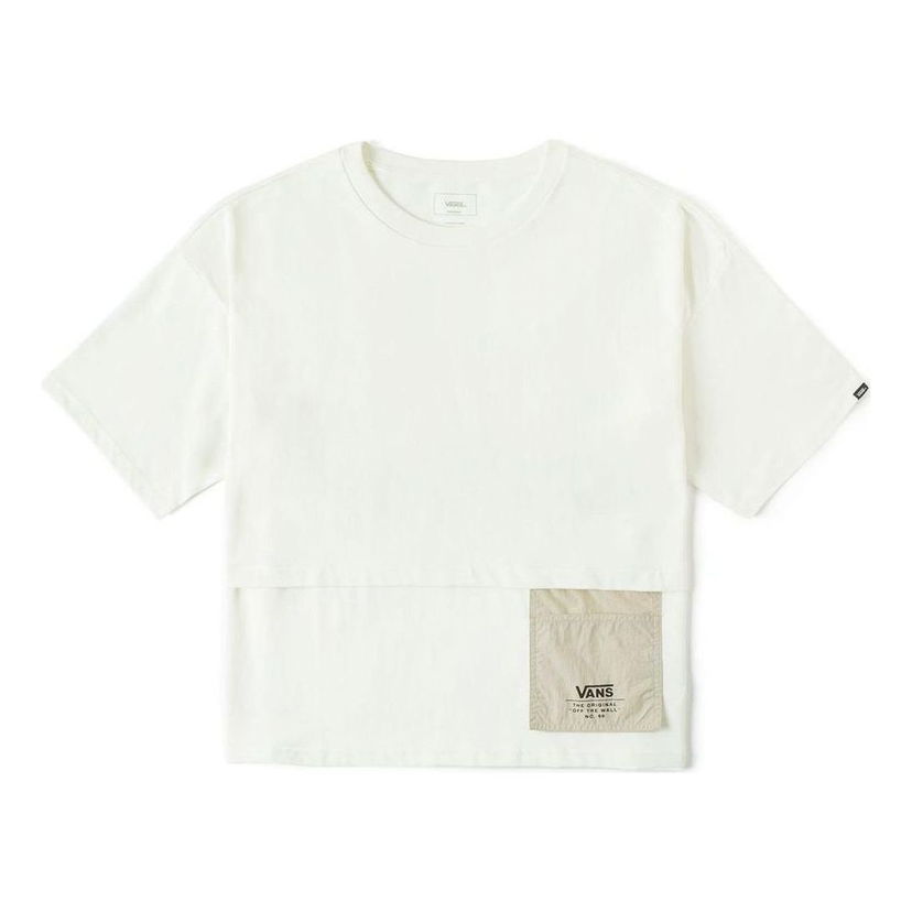 Majica kratkih rukava Vans Pocket Short-Sleeve T-Shirt Bijela | VN000GRTFS8