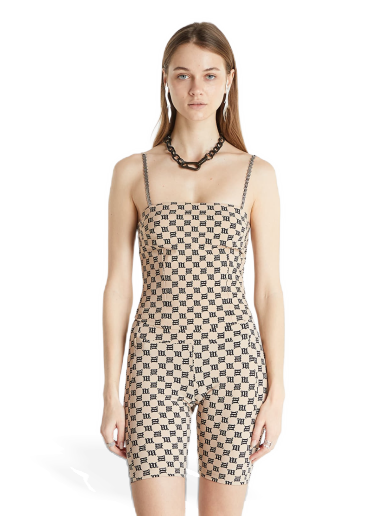 Majica bez rukava MISBHV Monogram Spaghetti Top Bež | 4020W016
