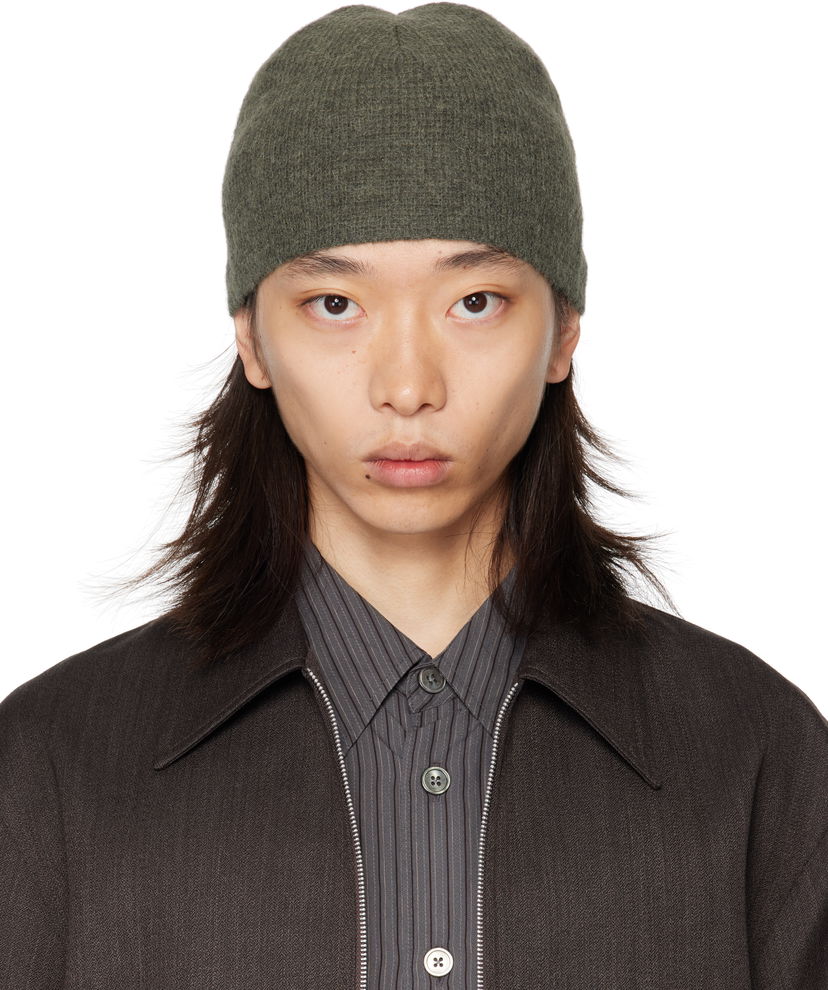 Kapica OUR LEGACY OUR LEGACY Alpaca Beanie Zelena | A4258BMG