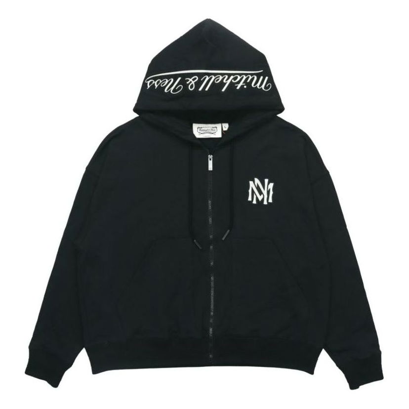 Dukserice Mitchell & Ness Mitchell & Ness NY Logo Zip Hoodie Crna | MNRQAWTOHC010-BLK