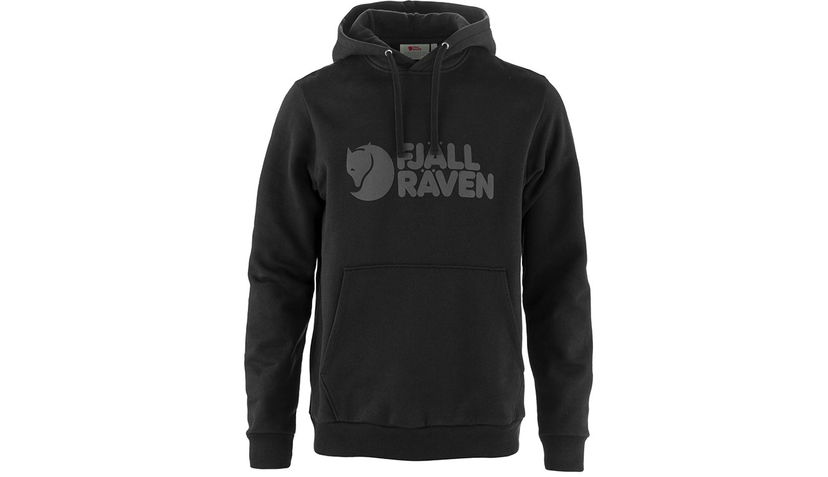 Dukserice FJÄLLRÄVEN Logo Hoodie Crna | F84144-550