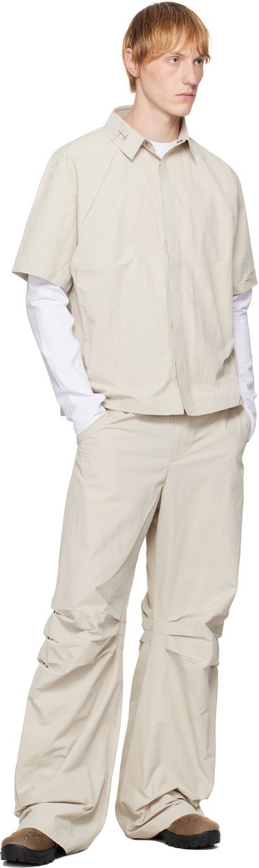 Hlače HELIOT EMIL HELIOT EMIL Ferro Gathered Trousers Bež | SS25_M_10_193_ST18, 3