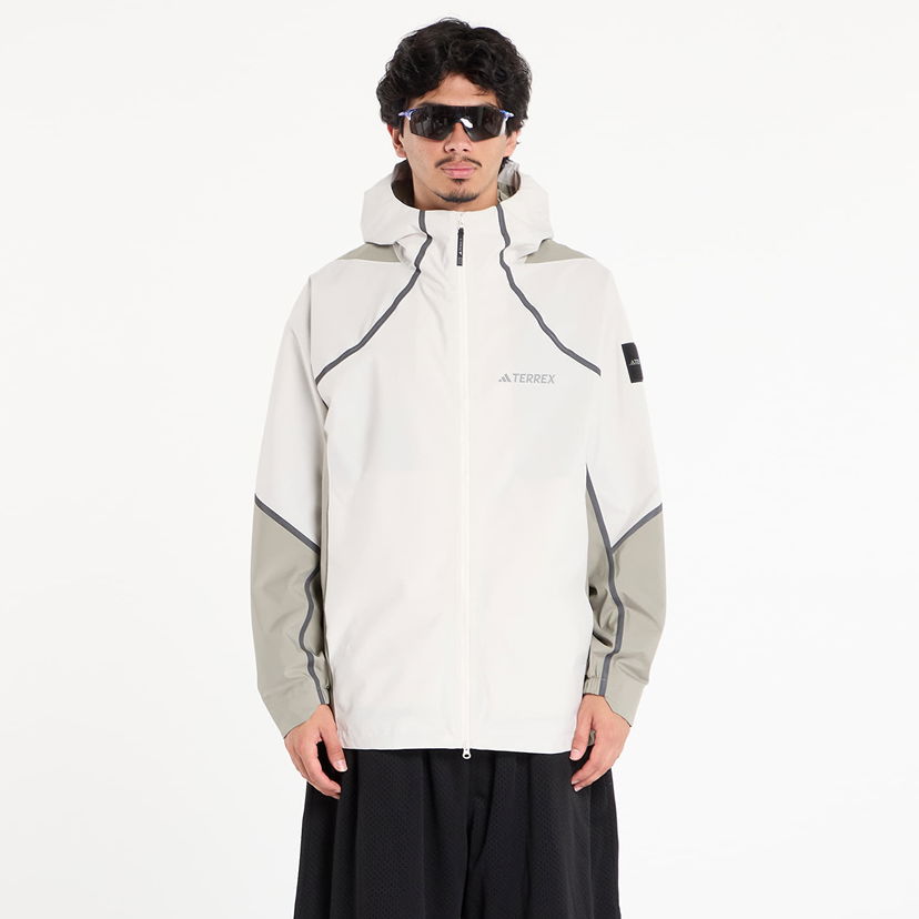 Kabanica adidas Performance National Geographic CLIMAPROOF Rain Jacket Bijela | KC2342