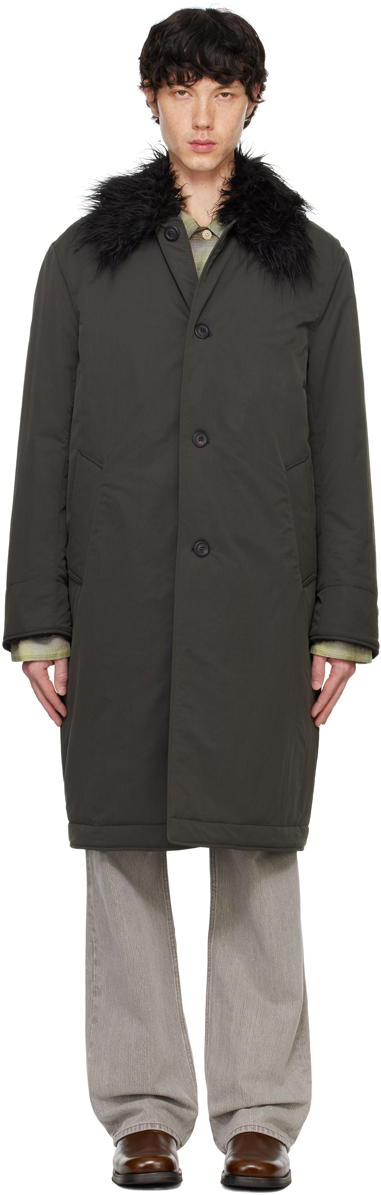 Parka OUR LEGACY Polar Coat Zelena | M4241PV, 0