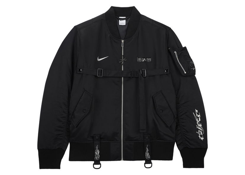 Bomber jakna Nike Megan Thee x Stallion Bomber Jacket Black Crna | FZ0461-010