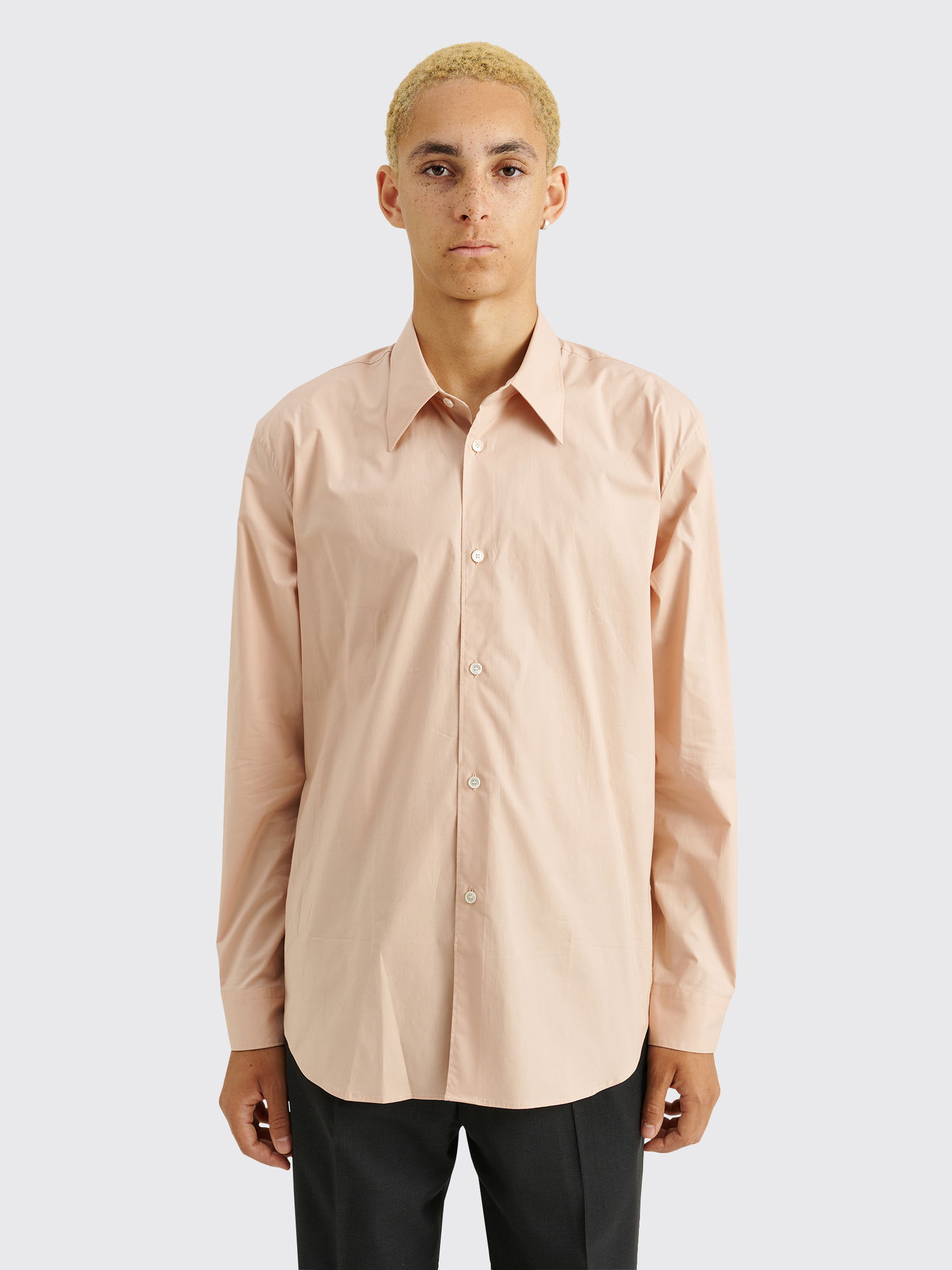 Košulja Acne Studios Button Up LS Shirt Blush Beige Bež | BB0512-AHT, 0