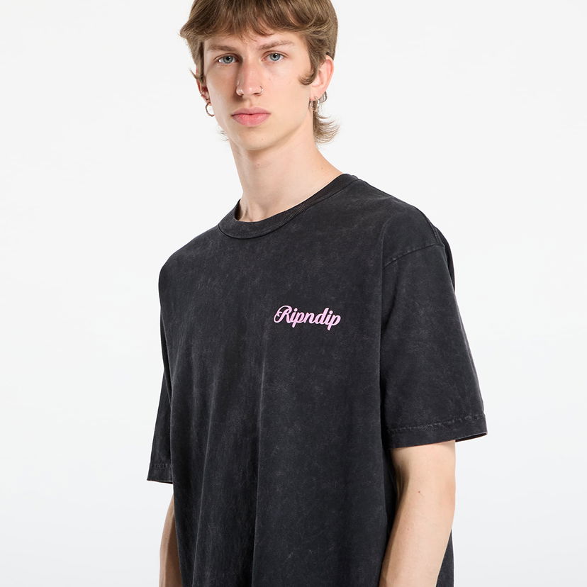 Majica kratkih rukava RIPNDIP RIPNDIP Memories T-Shirt Vintage Wash Crna | RNDFALL25124