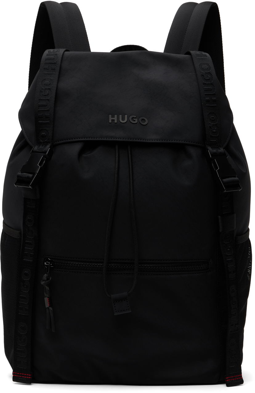 Ruksak BOSS Hugo Bonded-Logo Backpack Crna | 50547294