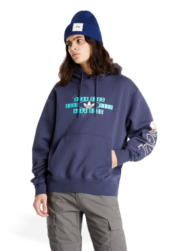 Dukserice adidas Originals Forever Sport H Graphic Tamnoplava | HC2122