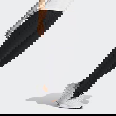 Hlače i traperice adidas Originals Wording Regular Fit Fleece Cuffed Crna | HM2832, 3