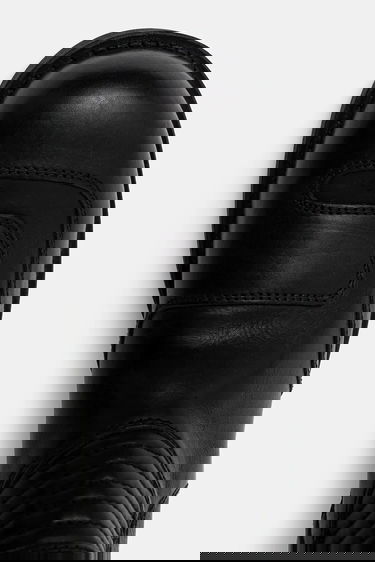 Tenisice i cipele Maison Margiela High-Cut Leather Biker Boots Crna | SH3WW0006.P7431.T8013, 3