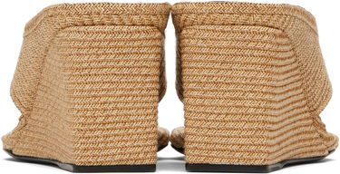 Tenisice i cipele Alaïa ALAÏA Cube Thong Mule Wedge Sandals Bež | AA3M105TK054, 1