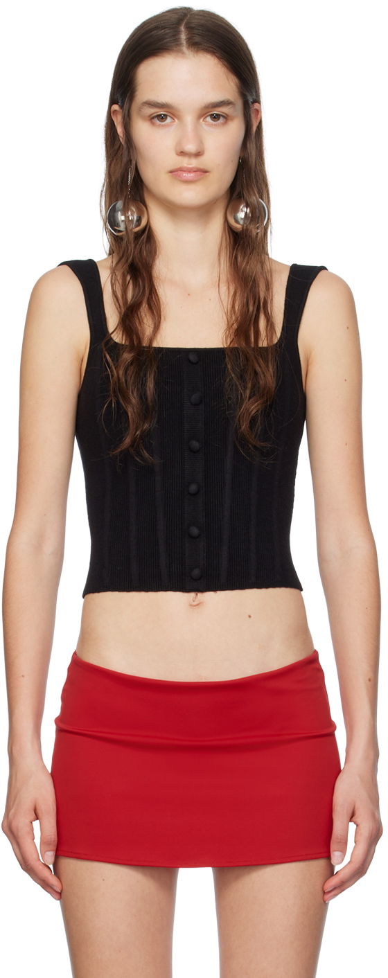 Suknja GUIZIO Guizio Knit Corset Crna | R24601S011