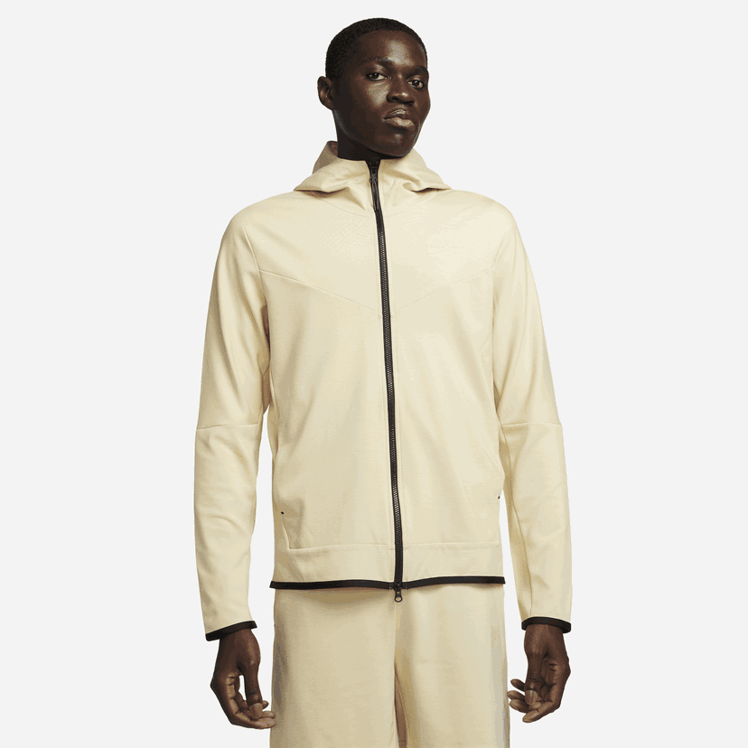 Dukserice Nike Sportswear Tech Fleece Lightweight Full-Zip Hoodie Bež | DX0822-783