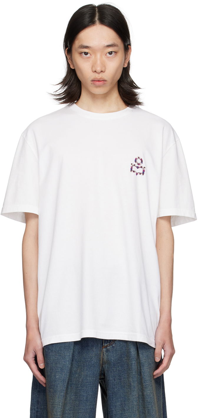 Majica kratkih rukava ISABEL MARANT Graphic Print T-Shirt Bijela | TS0149HB-B3N14H