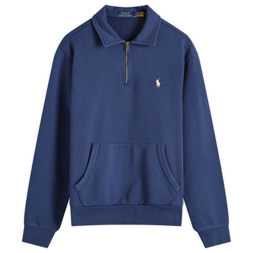 Dukserice Polo by Ralph Lauren Loopback Half Zip Sweatshirt Plava | 710934601009