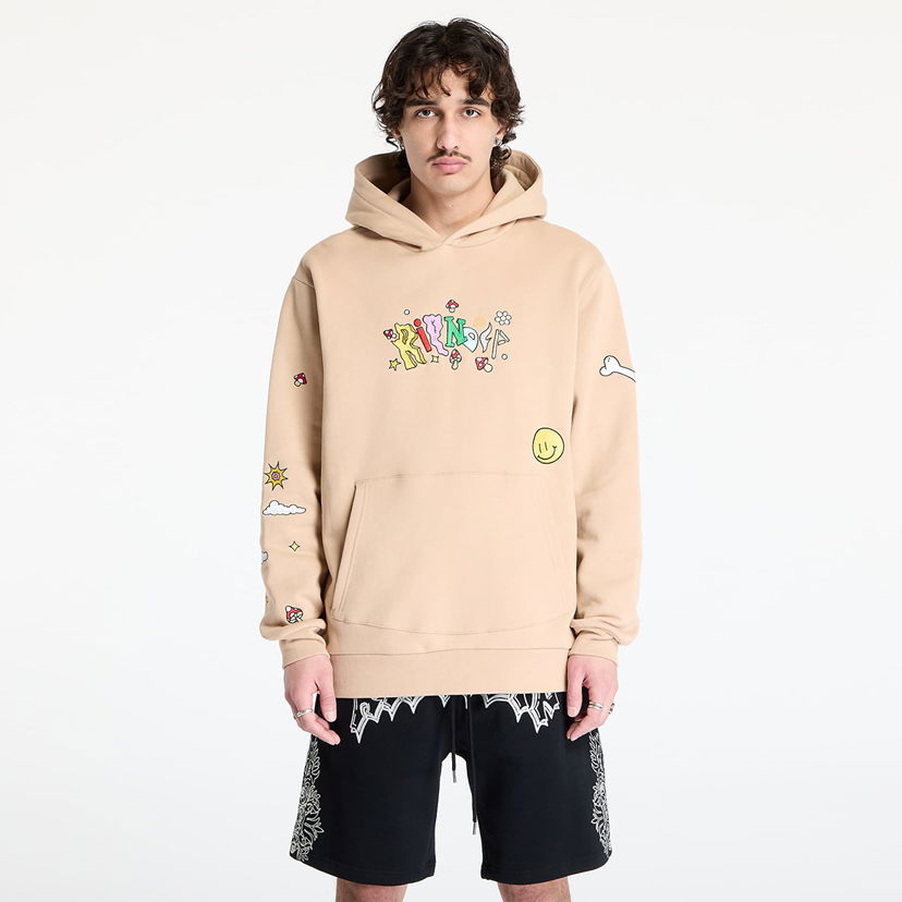 Dukserice RIPNDIP RIPNDIP Broken Down Hoodie Bež | RNDSPR25116