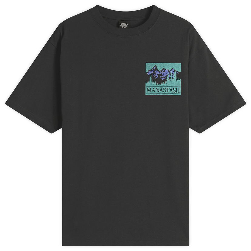 Majica kratkih rukava Manastash Manastash Old Time T-Shirt Crna | 7925234002-010