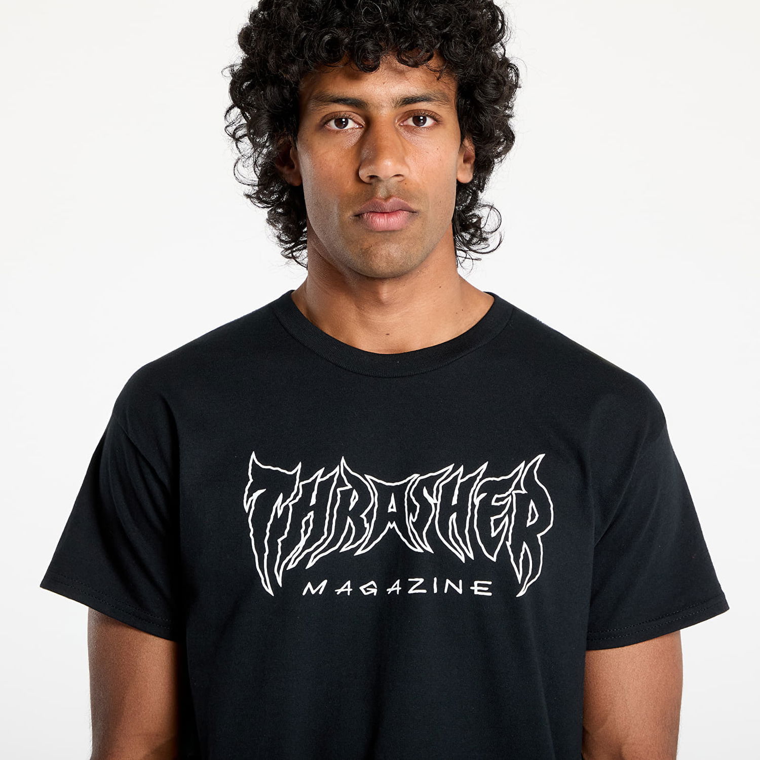 Majica kratkih rukava Thrasher Thrasher Metal T-Shirt Crna | 145693, 1