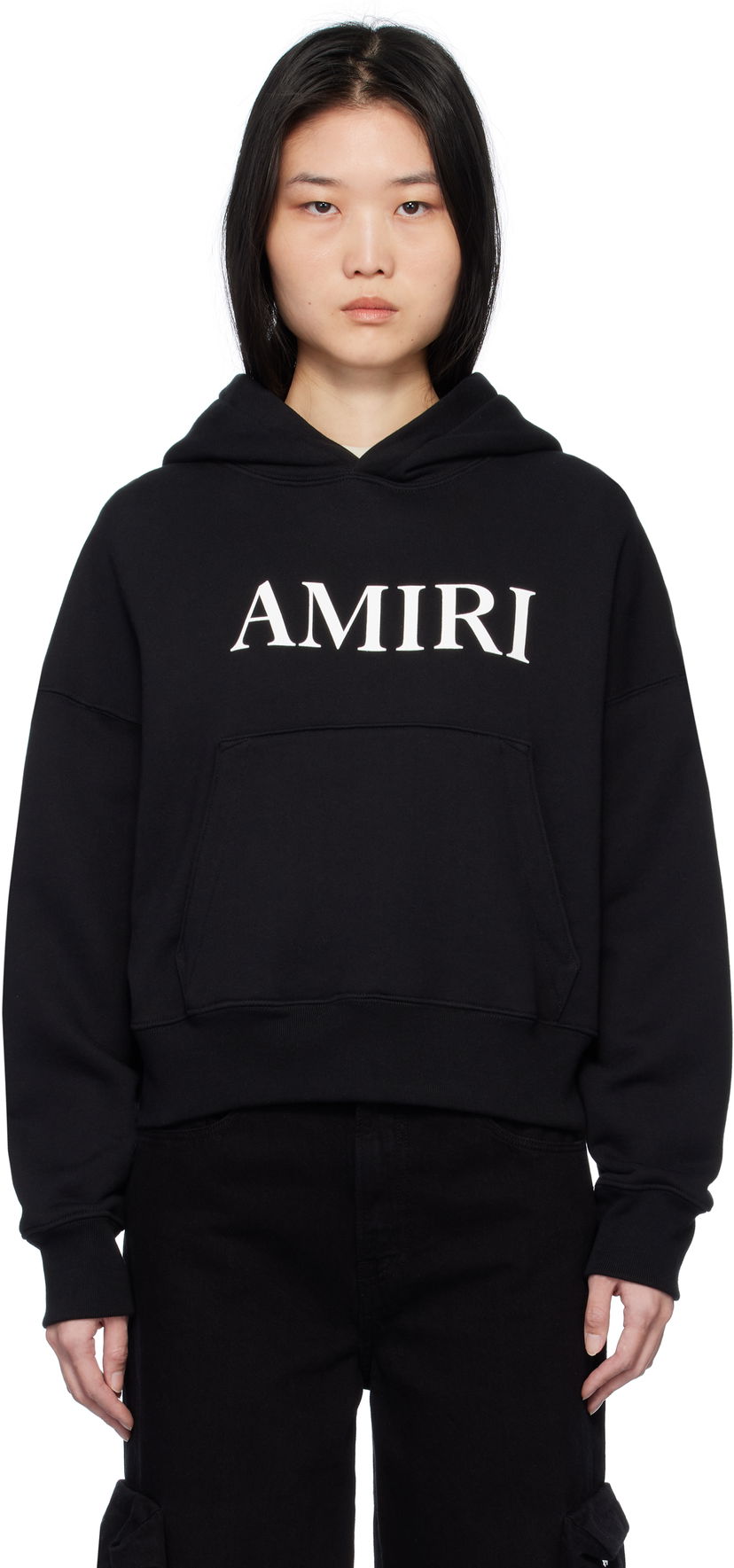 Dukserice AMIRI Core Logo Black Hoodie Crna | AWJYHD1019