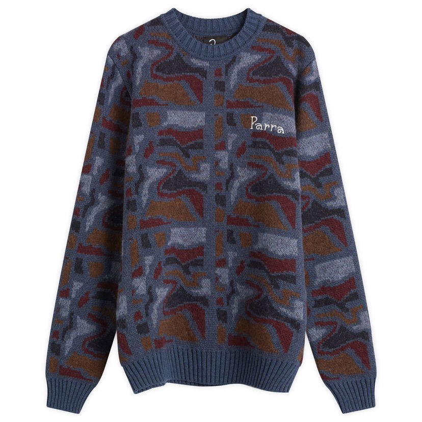 Džemper By Parra Repeat FTP Booster Knit Jumper Višebojno | 54335-BLU