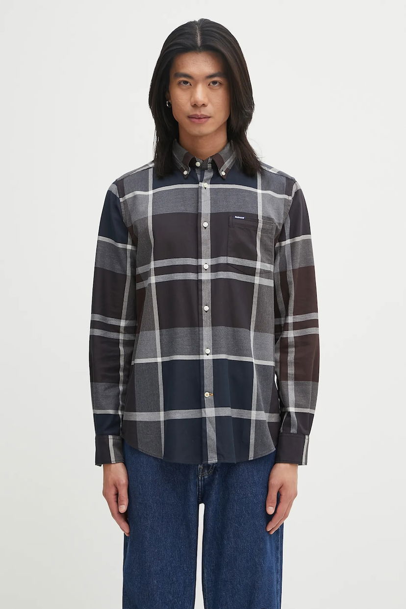 Košulja Barbour Barbour Dunoon Tailored Tartan Button-Down Shirt Višebojno | MSH4980TN38