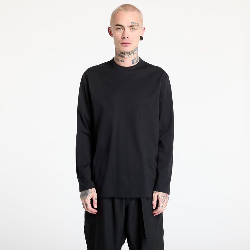 Majica kratkih rukava Y-3 Graphic Long Sleeve Top Crna | JN4880