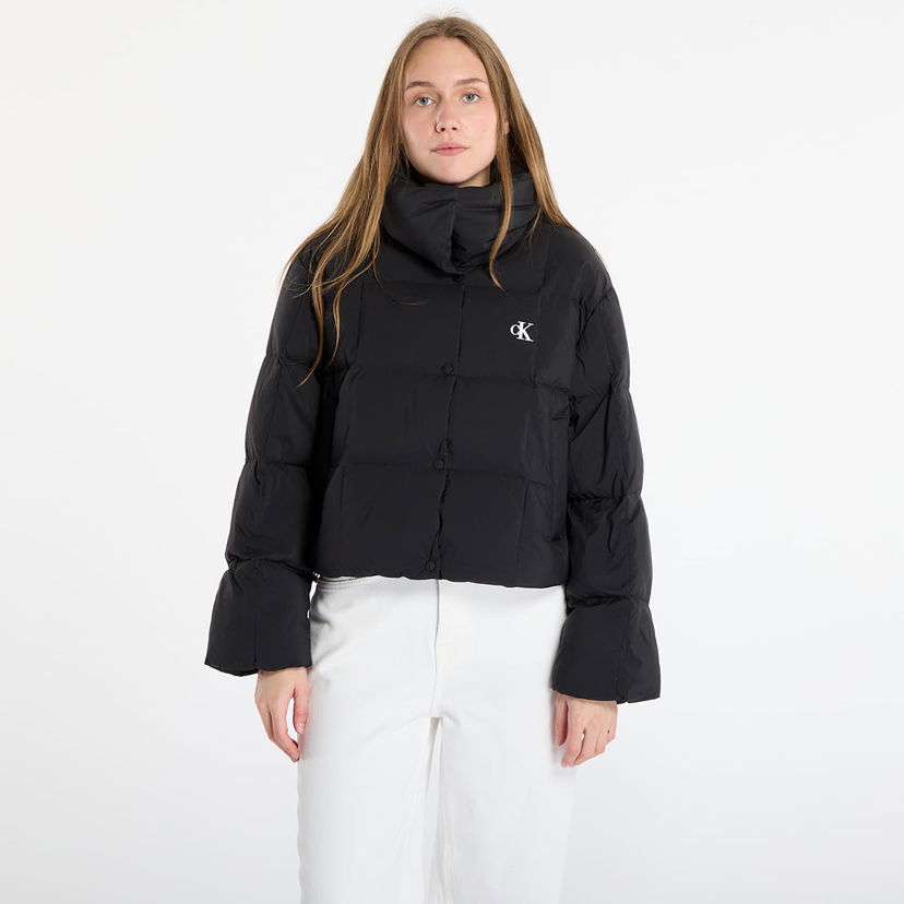 Pernata jakna CALVIN KLEIN Jeans Short Down Puffer Jacket Crna | LV044D521G UB1