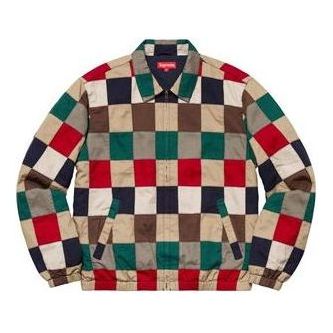 Bomber jakna Supreme Patchwork Harrington Jacket Višebojno | SUP-SS19-073