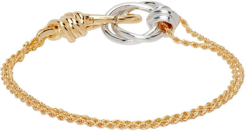 Narukvica Bottega Veneta Knot Bracelet Metalik | 795803 V507D