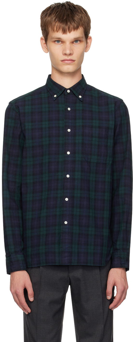 Košulja BEAMS BEAMS PLUS Button Down Plaid Shirt Zelena | 3811-0107-139
