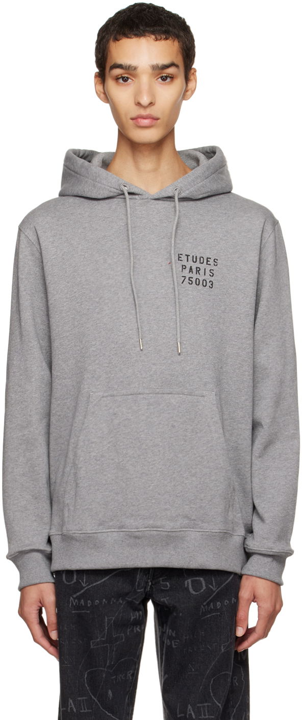 Dukserice Études Small Stencil Klein Hoodie Siva | H22MM254OC20GR