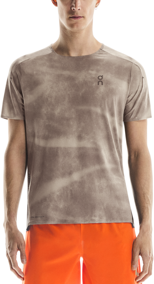 Majica kratkih rukava On Running On Running Performance-T AOP T-Shirt Bež | 1mf10272986