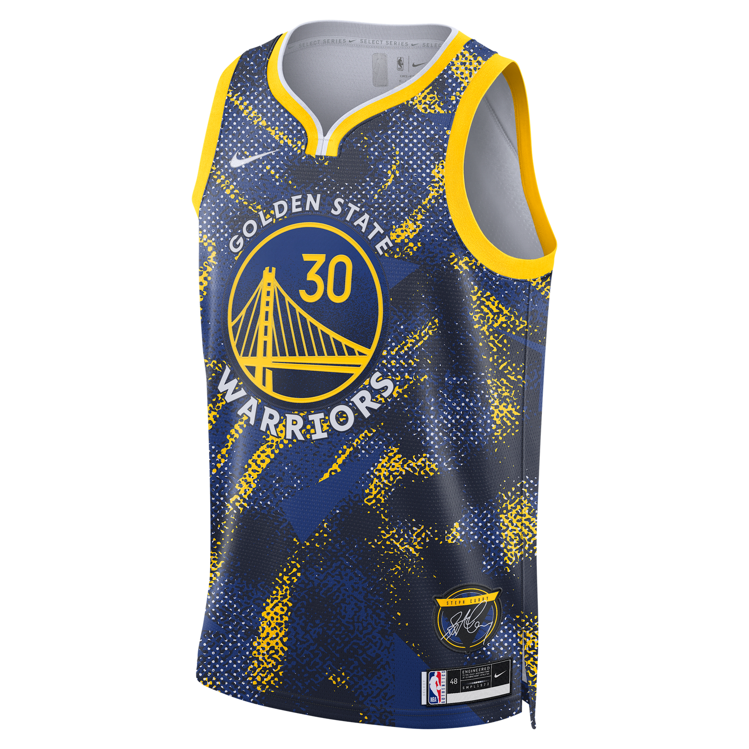 Dres Nike Stephen Curry Golden State Warriors Select Series Swingman Jersey Plava | HJ4061-495, 0