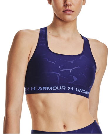 Grudnjak Under Armour UA Crossback Mid Emboss Tamnoplava | 1378815-468, 0