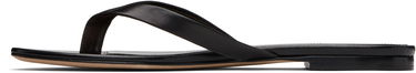 Tenisice i cipele The Row Sacha Leather Flip-Flops Crna | F1697-SN65, 2