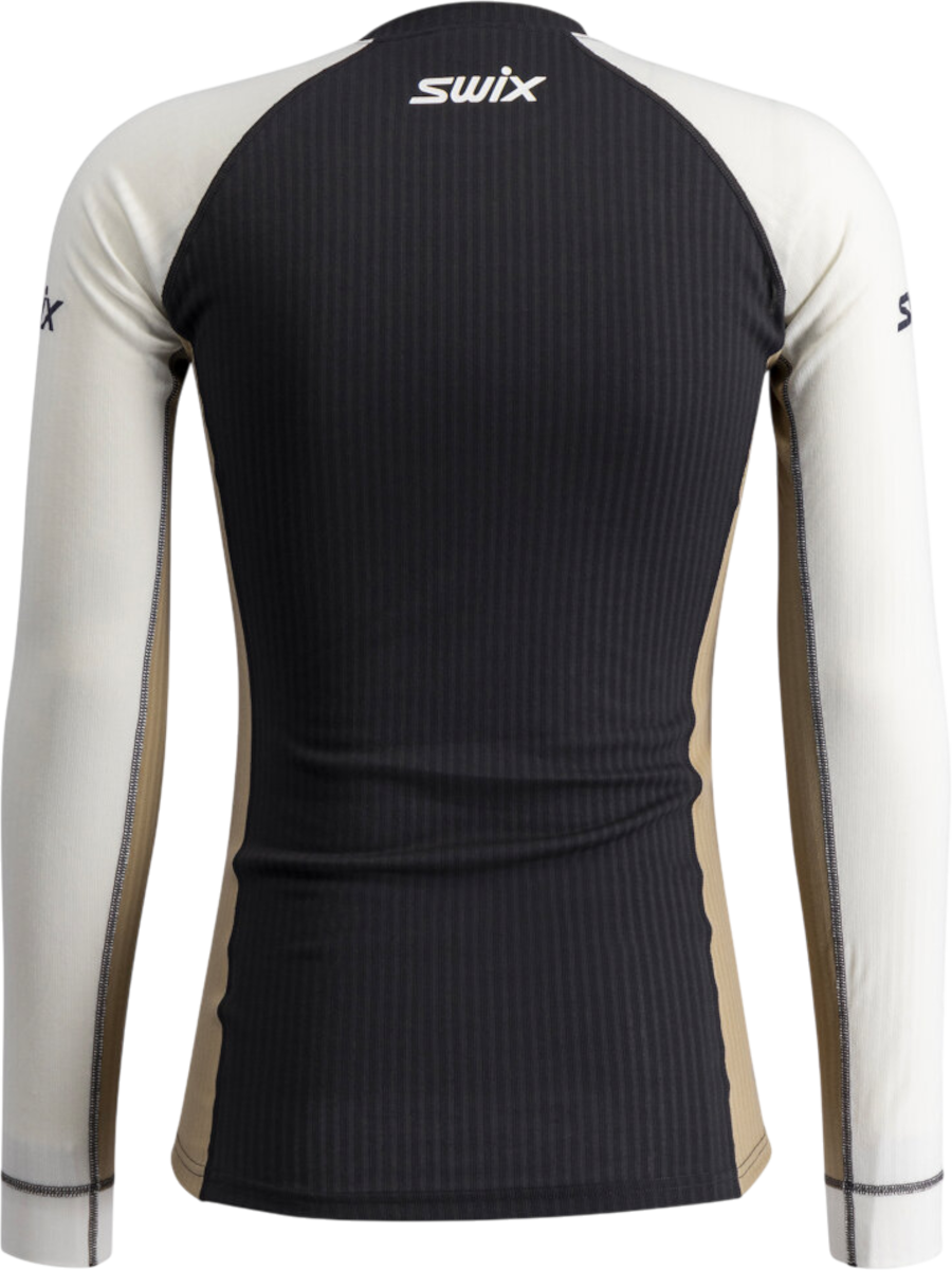 Majica kratkih rukava SWIX Long-Sleeved Ribbed Top RaceX Classic Crna | 10115-23-94600, 1