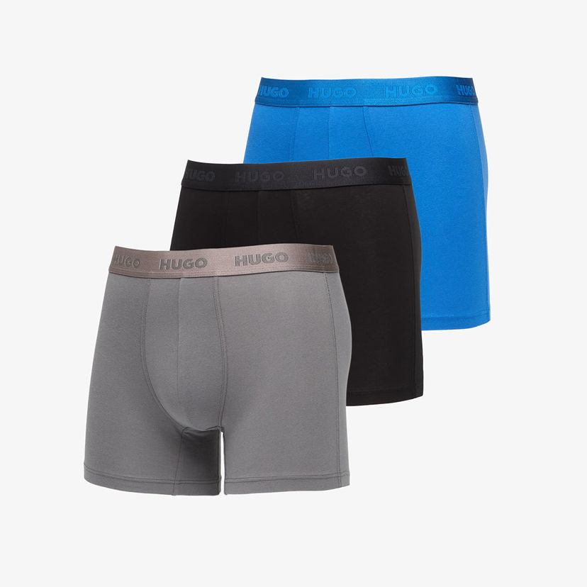 Bokserice BOSS Hugo Boss 3-Pack Boxer Briefs Crna | 50532613-997