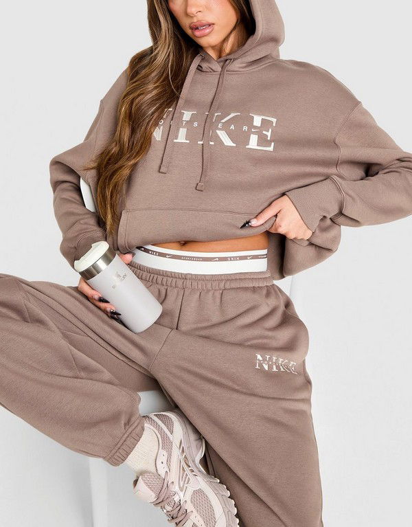 Dukserice Nike NSW Phoenix Fleece Pullover Hoodie Smeđa | IH4054-214, 0