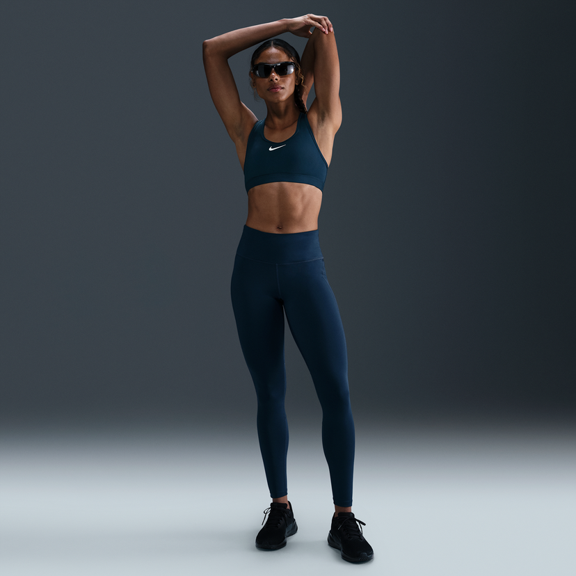 Tajice Nike Epic Fast Mid-Rise Pocket Running Leggings Tamnoplava | CZ9240-478