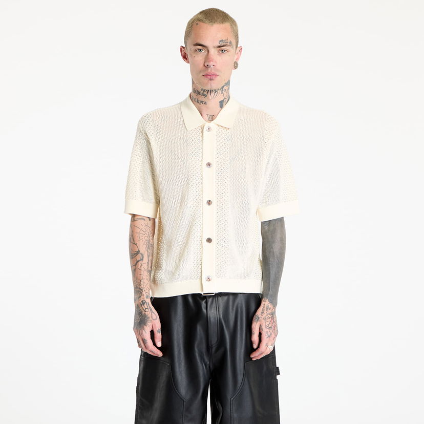Džemper OBEY OBEY Evan Knitted Polo Shirt Bijela | 151000103